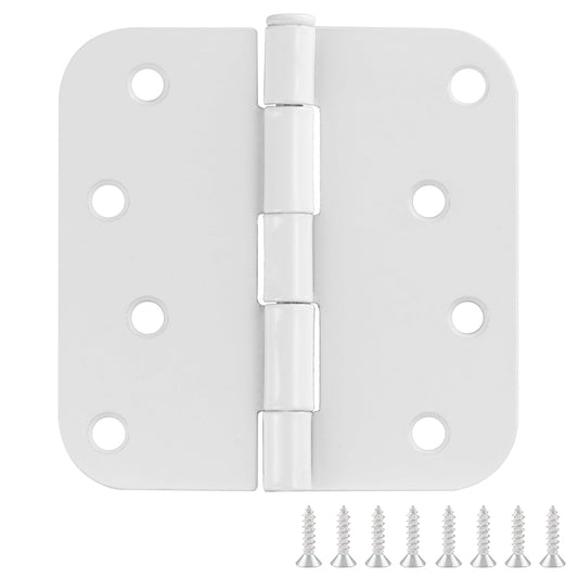 Design House 6-Pack 4" H x .625" Radius Butterfly Interior/Exterior Door Hinges, White