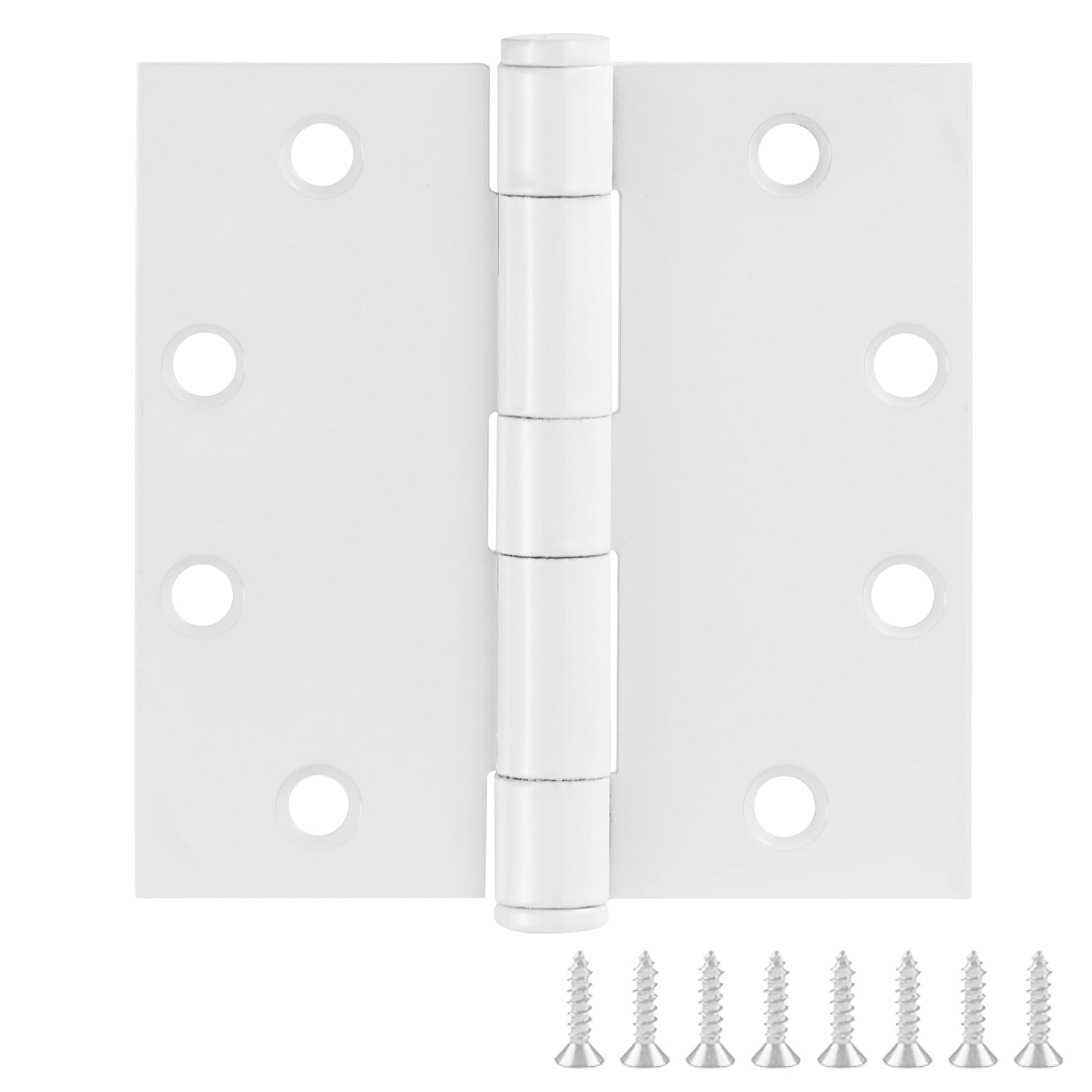 Design House 12-Pack 4.5" H x .625" Radius Square Butterfly Interior/Exterior Door Hinges, White