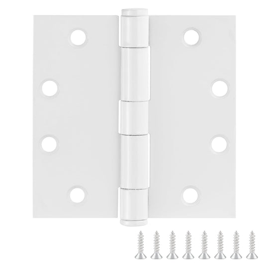 Design House 12-Pack 4.5" H x .625" Radius Square Butterfly Interior/Exterior Door Hinges, White