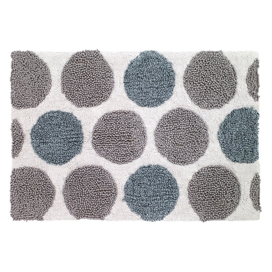 Dotted Circles Rug White