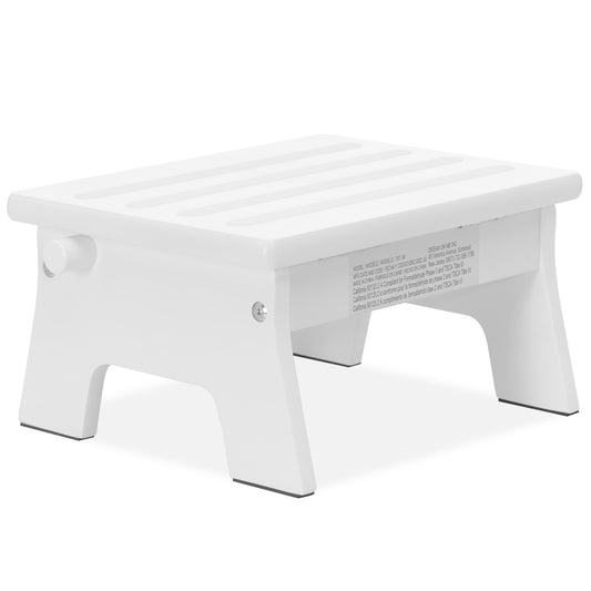 Dream On Me Ease-Up Adjustable Nursing Footrest In White