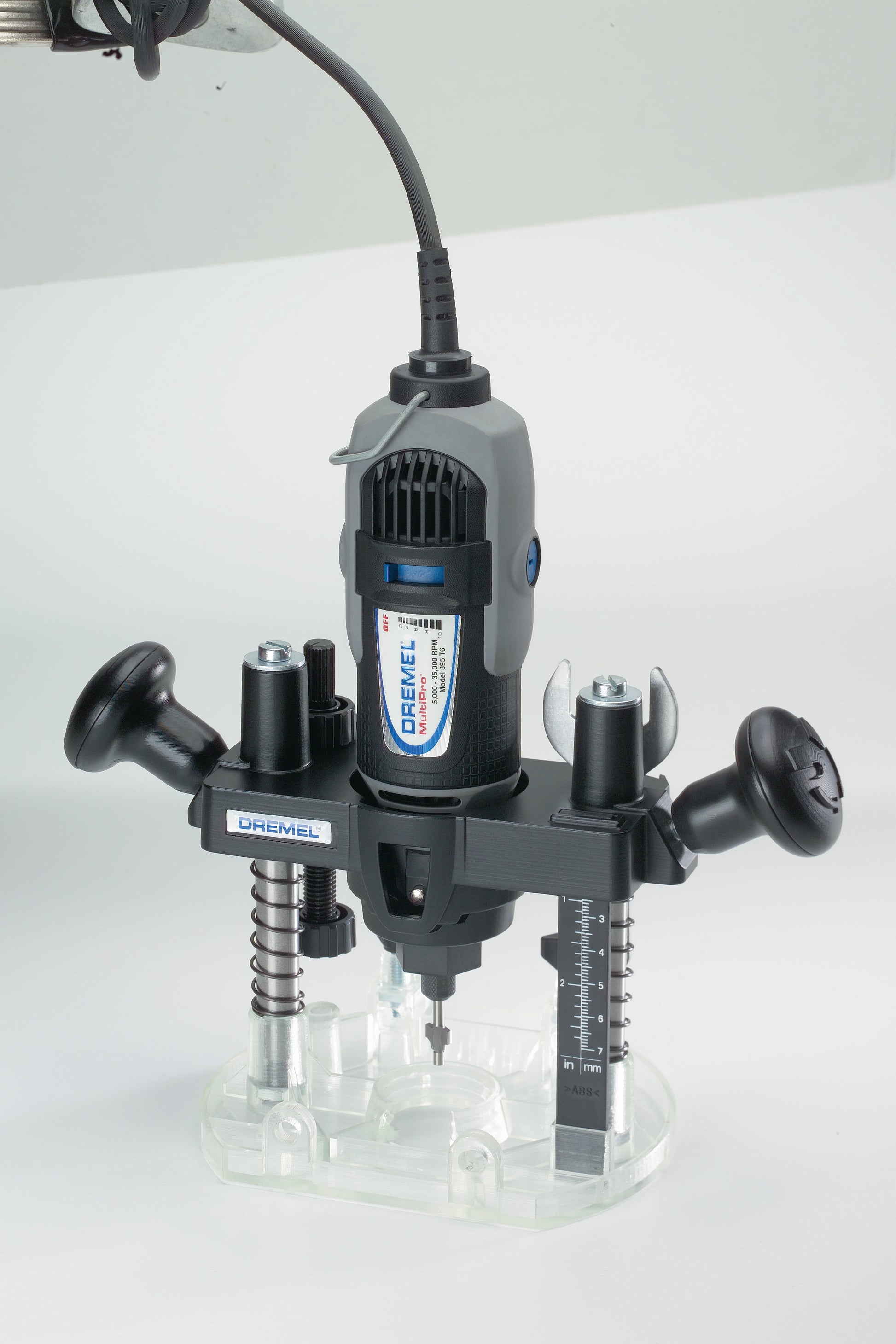 Dremel 335-01 Plunge Router Rotary Tool Attachment for Light-Duty Routing Projects, Perfect for Woodworking & Inlay Work