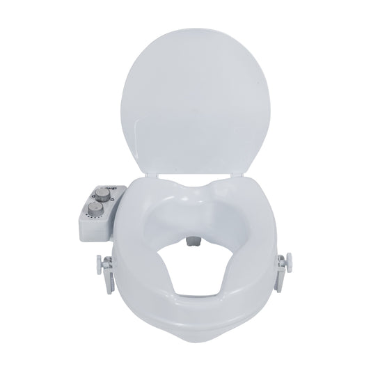 Drive Medical PreserveTech Raised Toilet Seat with Bidet, Ambient & Warm Water