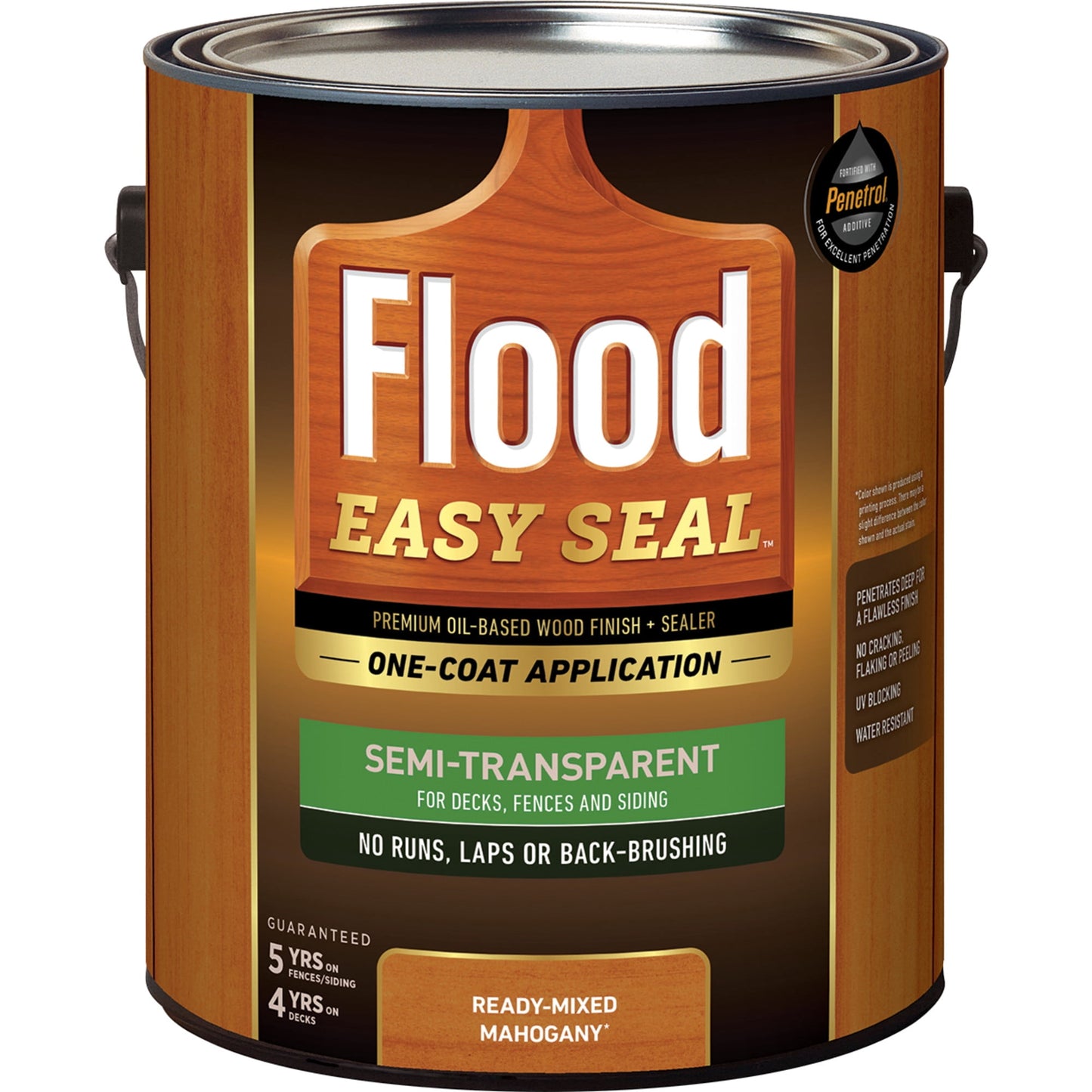Easy Seal 1 gal. Mahogany Semi-Transparent Exterior Wood Finish