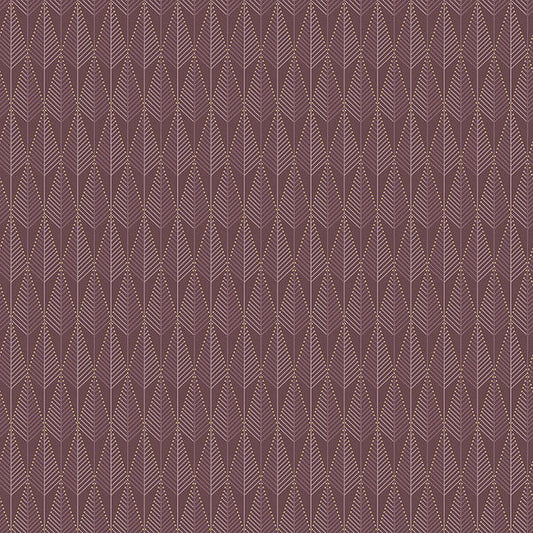 Eco Wallpaper Padma Purple Geometric Texture Wallpaper