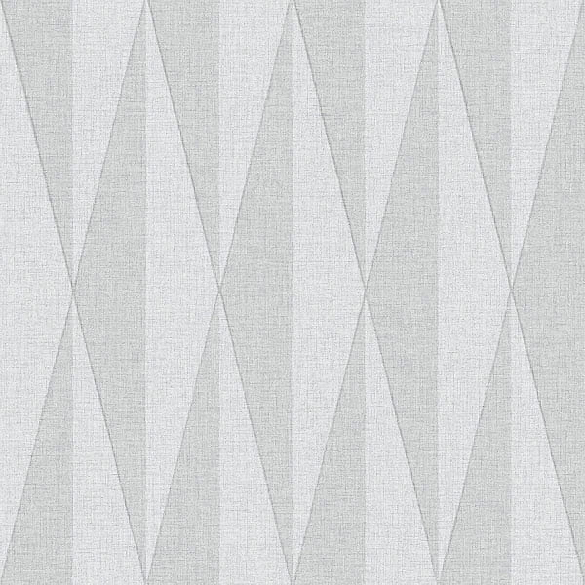 Eco Wallpaper Zack Grey Diamond Geometric Wallpaper