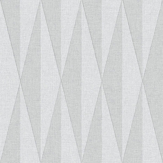 Eco Wallpaper Zack Grey Diamond Geometric Wallpaper