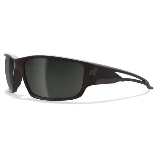 Edge Eyewear Kazbek Polarized Safety Glasses Black Lens Black Frame 1 pc.