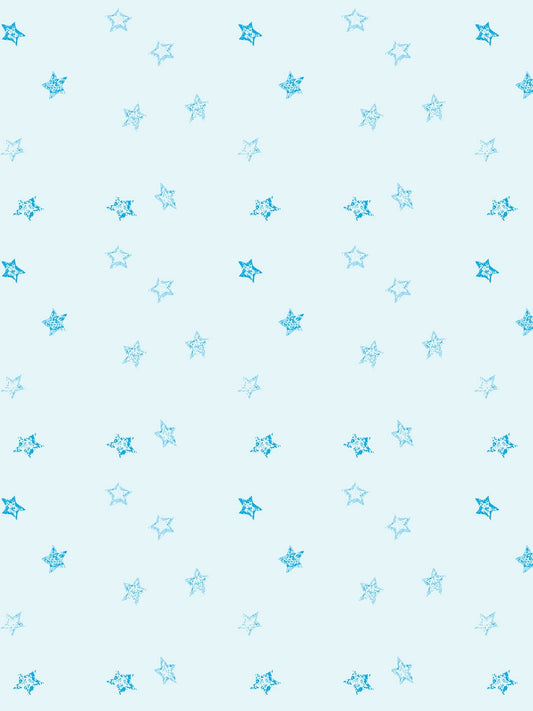 Fantasy Butterfly Stars Removable Vinyl Wallpaper by Barbie - Sky