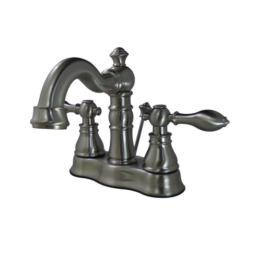 Fauceture FSC1608ACL 4 in. Centerset Bathroom Faucet, Brushed Nickel