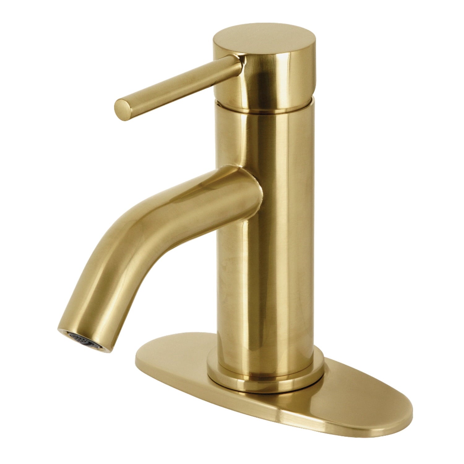 Fauceture LSF8223DL Concord Single-Handle Bathroom Faucet with Push Pop-Up, Brushed Brass