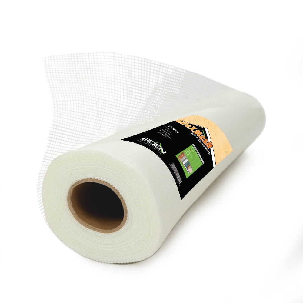 Boen EIFS Stucco Mesh, 48 in x 150 ft, 4.5oz, Reinforcement Fiberglass Mesh, Non-Adhesive