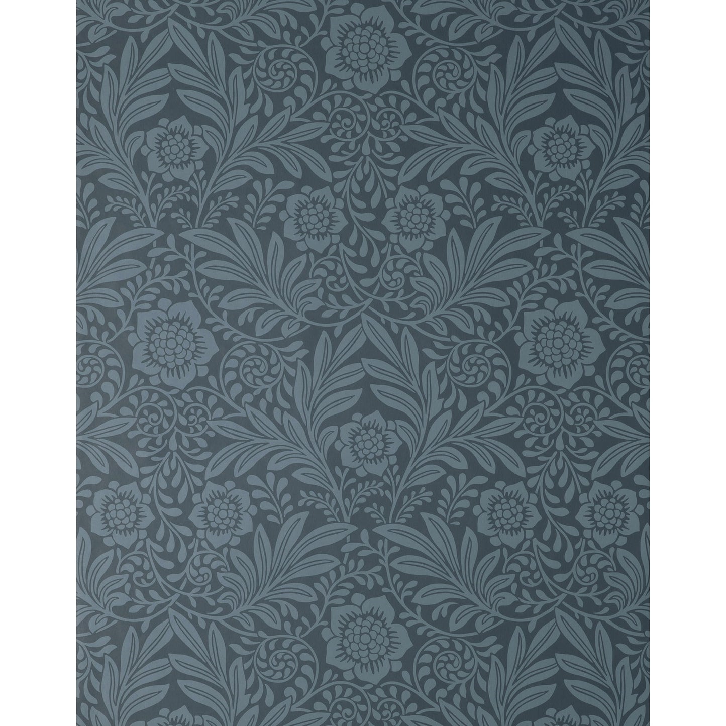 Fine Decor Camille Navy Damask Wallpaper, 20.5-in by 33-ft