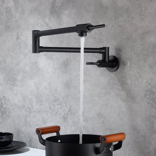 Folding faucetï¼ŒPot Filler Faucet Wall Mount