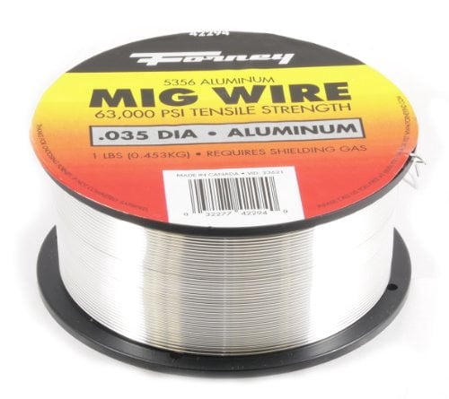 Forney Industries ER5356, Aluminum MIG Welding Wire, .035 in x 1 Pound