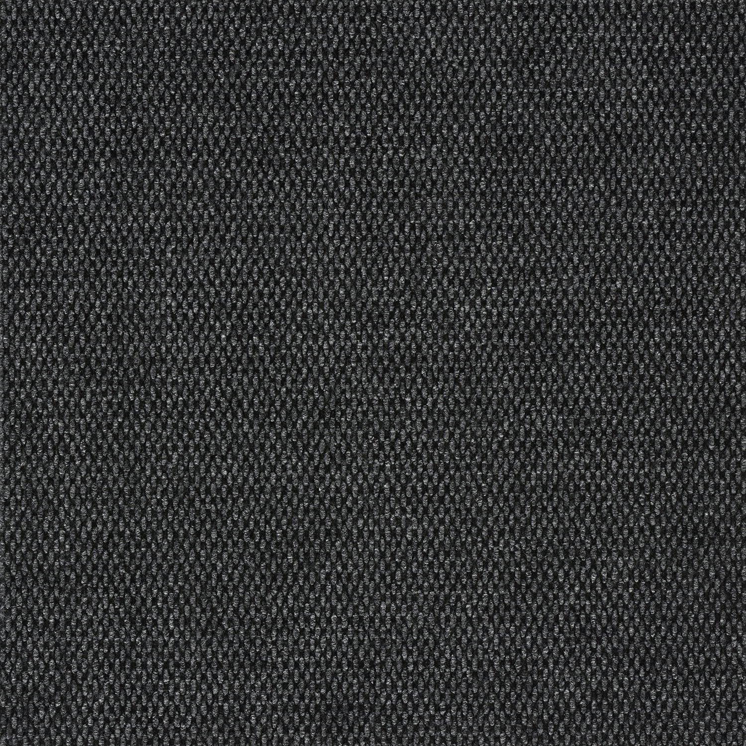 Rugged Tile Charcoal Carpet Tiles - 24" x 24" Indoor/Outdoor, Peel and Stick Carpet Tiles - 40 sq. ft. per box â€“ Pack of 10 Tiles