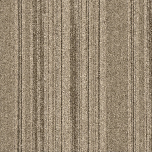 Foss Floors Taupe 24" x 24" Premium Self-Stick Tile Carpet 60 sq. ft. Area for Concrete,15 Pieces