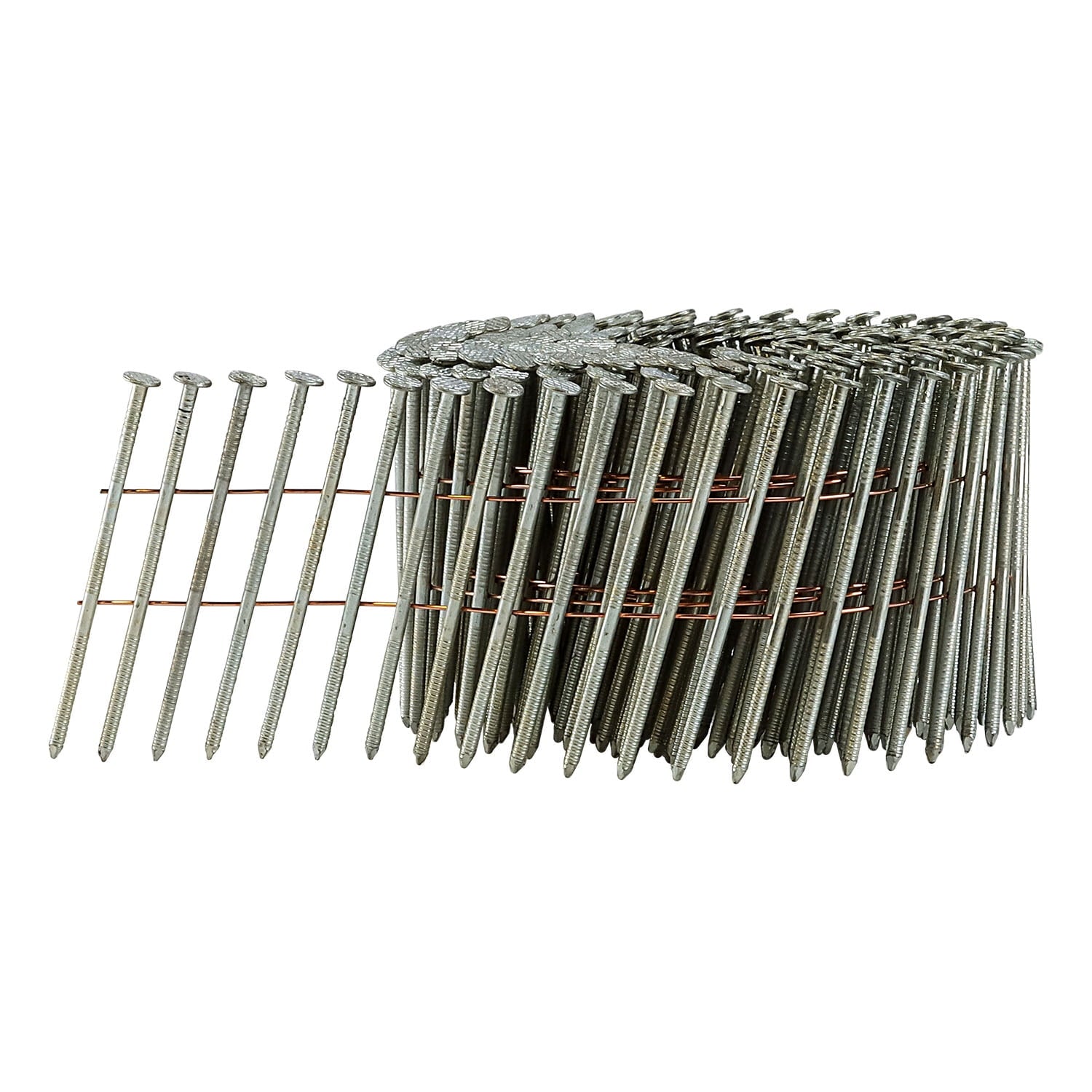 Freeman SNRSG92-25WC 15 Degree 2-1/2" Wire Collated Galvanized Ring Shank Coil Siding Nails (3600 Count)