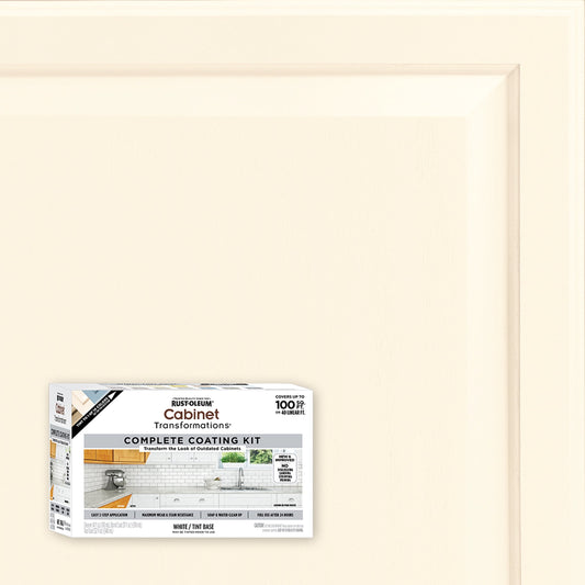 French Cream, Rust-Oleum Cabinet Transformations Satin Coating Kit-37467803T, Quart