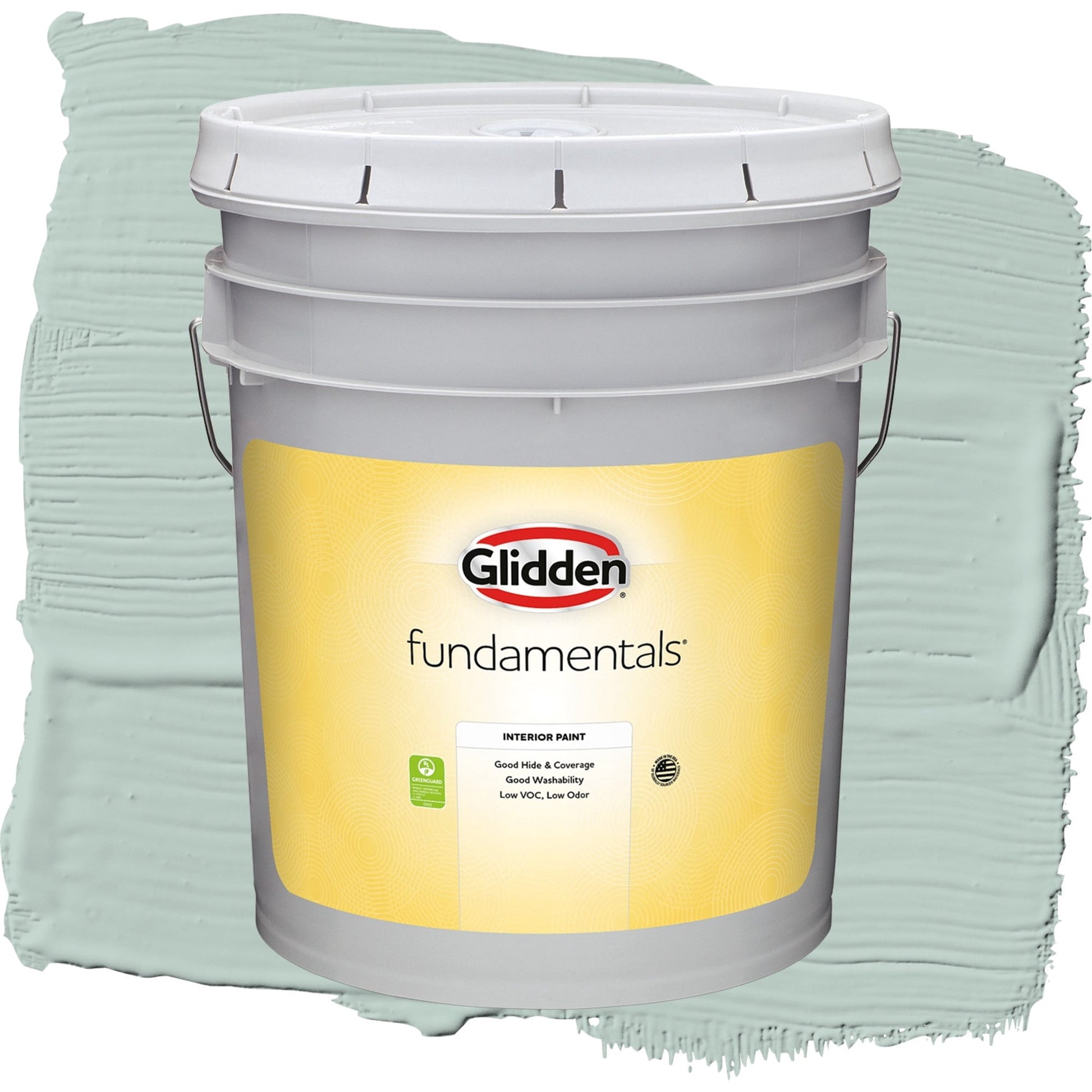 Fundamentals Blue Shamrock Interior Paint Flat , 5 Gallon