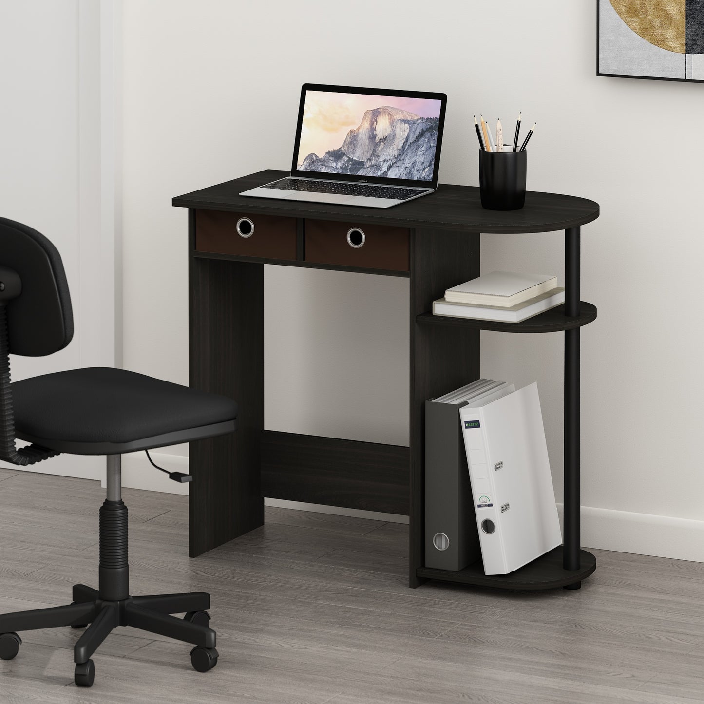 Furinno Go Green Home Laptop Notebook Computer Desk/Table, Cinnamon Cherry