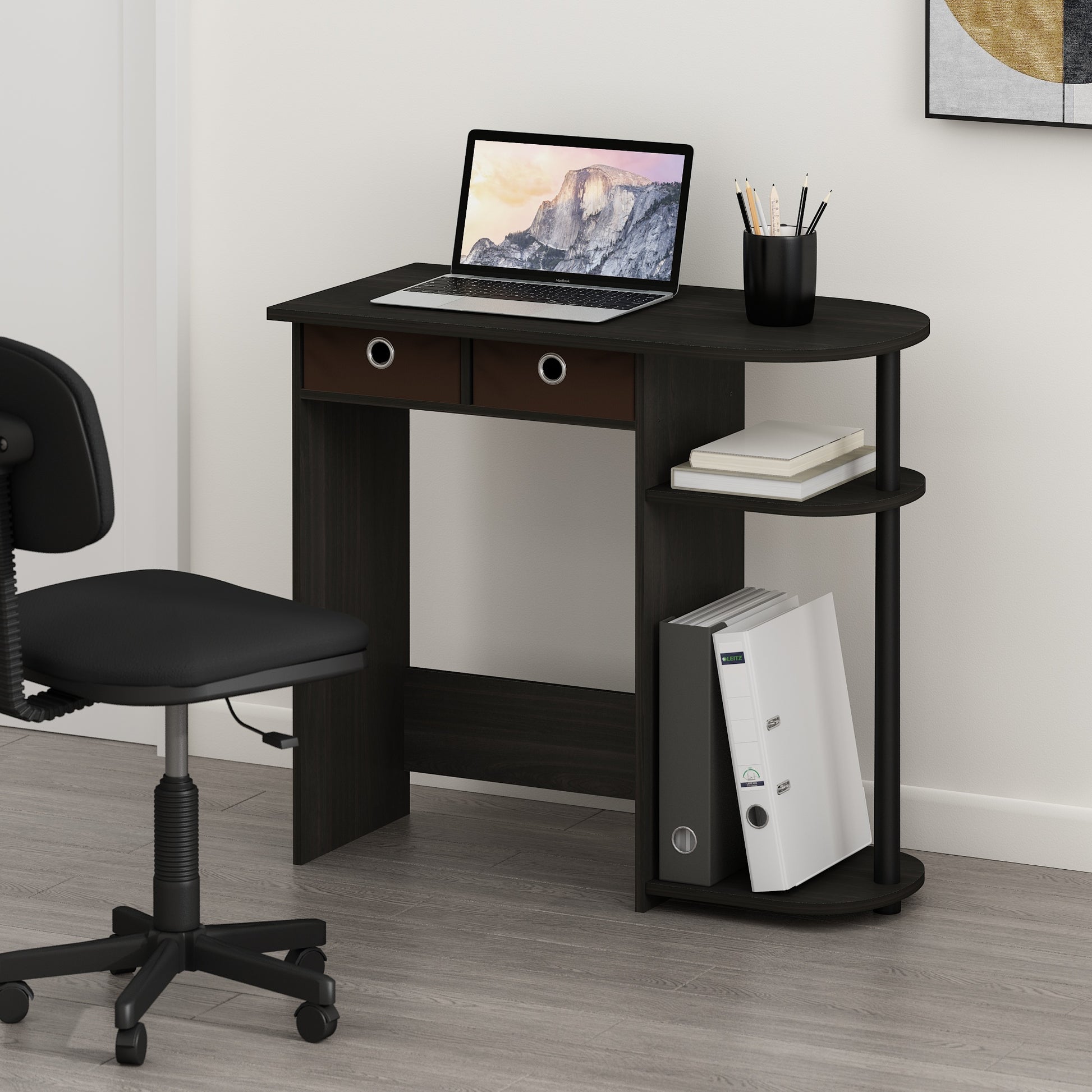 Furinno Go Green Home Laptop Notebook Computer Desk/Table, Cinnamon Cherry