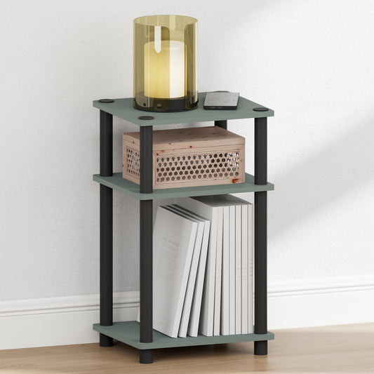 Furinno JUST 3-Tier TURN-N-TUBE Toolless Nightstand Sage Green