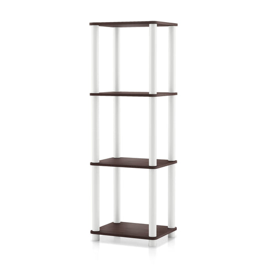 Furniture of America Brooks Adult Open Display Shelf Bookcase, 4-Tier 15-inch Shelves, Espresso