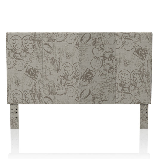 Furniture of America Mellie Fabric Headboard, Full/Queen, World Traveler