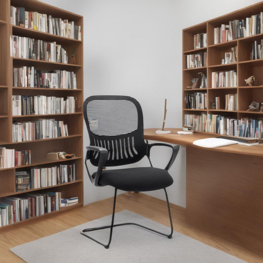 GIANNA Desk Chair No Wheels for Home Office, for Conference Room Waiting Reception Guest,1 Pack