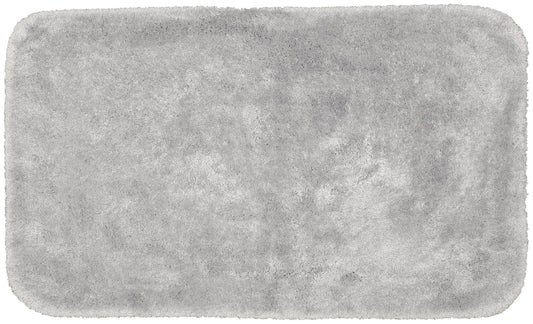 Garland Rug Finest Luxury Washable Nylon Platinum Gray Bath Rug, 30" x 50"