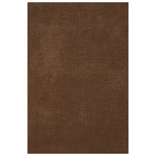 Garland Rug Gramercy Washable Polypropylene Silver Bathroom Carpet, 5' x 6'