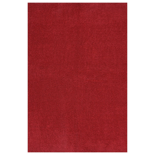 Garland Rug Gramercy Washable Polypropylene Classic Red Bathroom Carpet, 6' x 9'