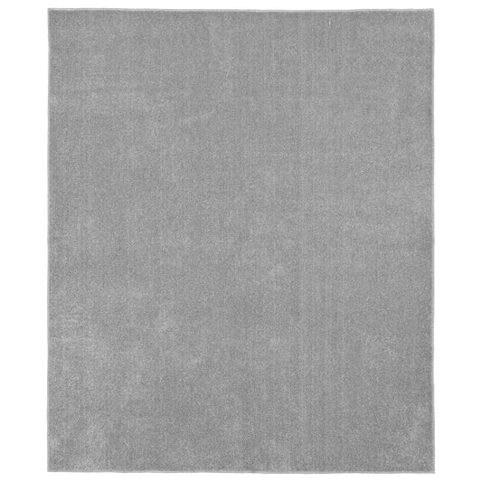 Garland Rug Gramercy Washable Polypropylene Silver Bathroom Carpet, 4' x 6'