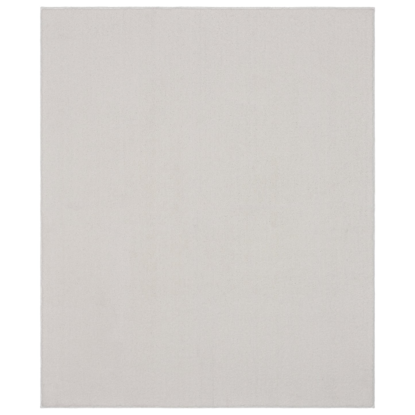 Garland Rug Gramercy Washable Polypropylene White Bathroom Carpet, 5' x 6'
