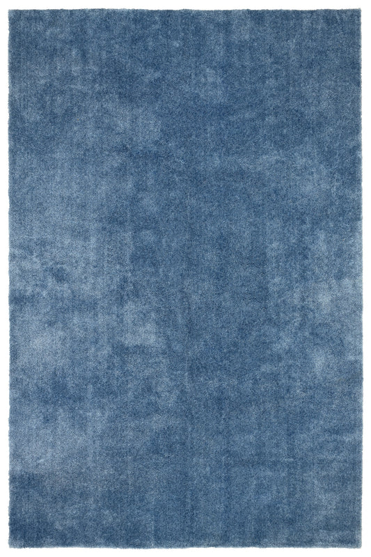 Garland Rug Room Size Washable Nylon Basin Blue Bathroom Carpet, 5' x 8'