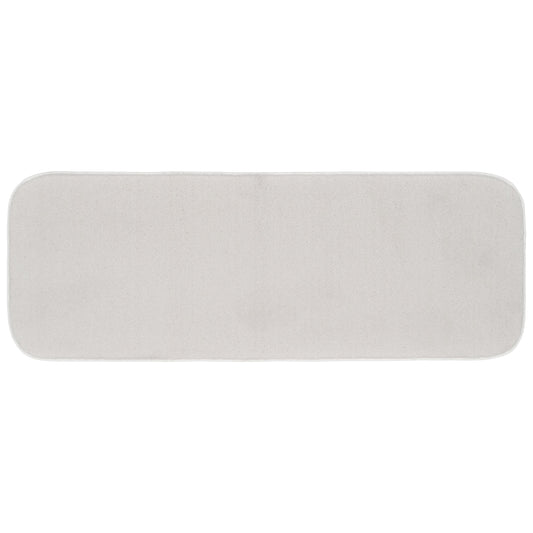 Garland Rug Sedona Washable Polypropylene White Bathroom Runner, 22â€ x 60â€