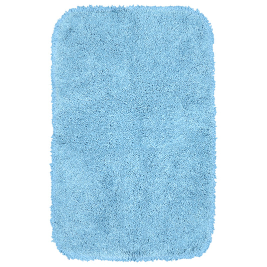 Garland Rug Serendipity Washable Nylon Basin Blue Bath Rug, 30" x 50"