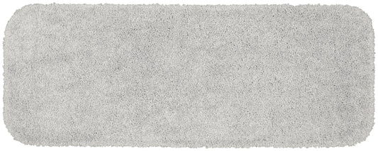 Garland Rug Serendipity Washable Nylon Platinum Gray Bathroom Runner, 22" x 60"