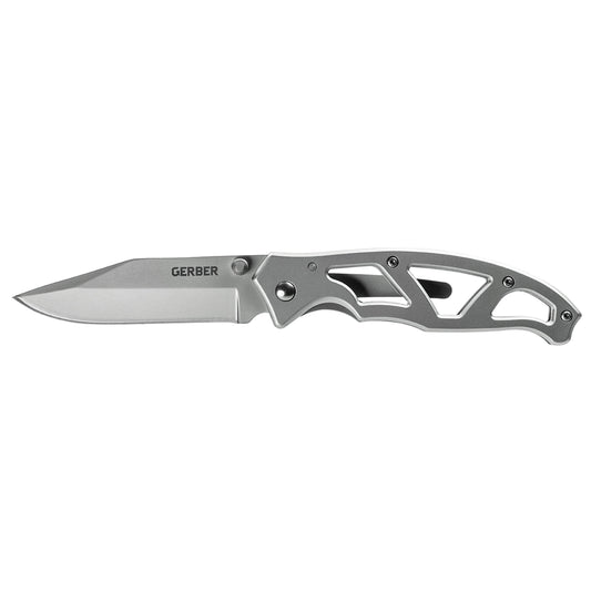 Gerber Paraframe I Folding Knife with 3-Inch Plain Edge Stainless Steel Blade and Pocket Clip