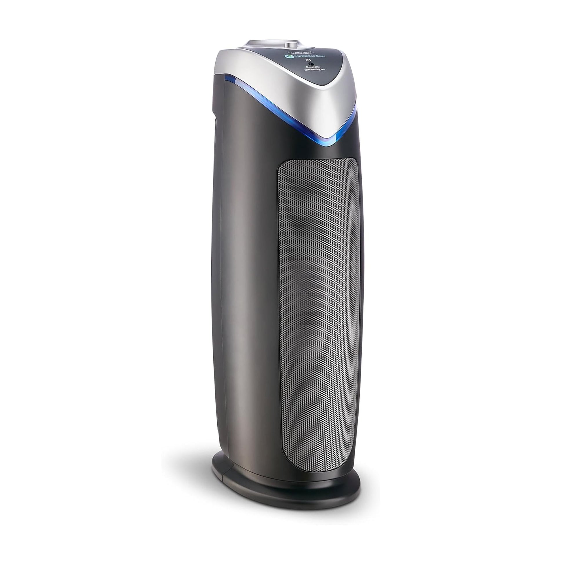 GermGuardian 743 Sq. ft. HEPA Filter Tower Air Purifier with UV-C Light, Gray, AC4825E