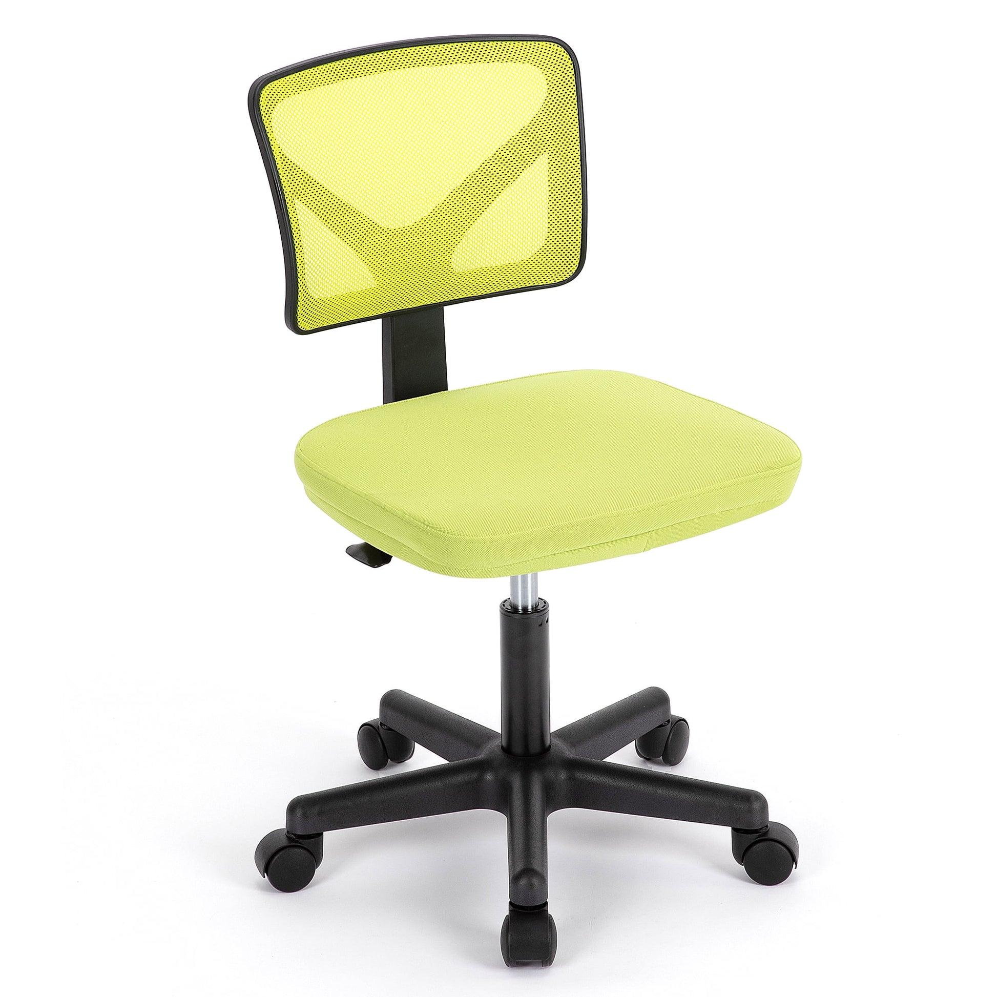 Gianna Mesh Task Chair with Padded Seat for Home Office, Green