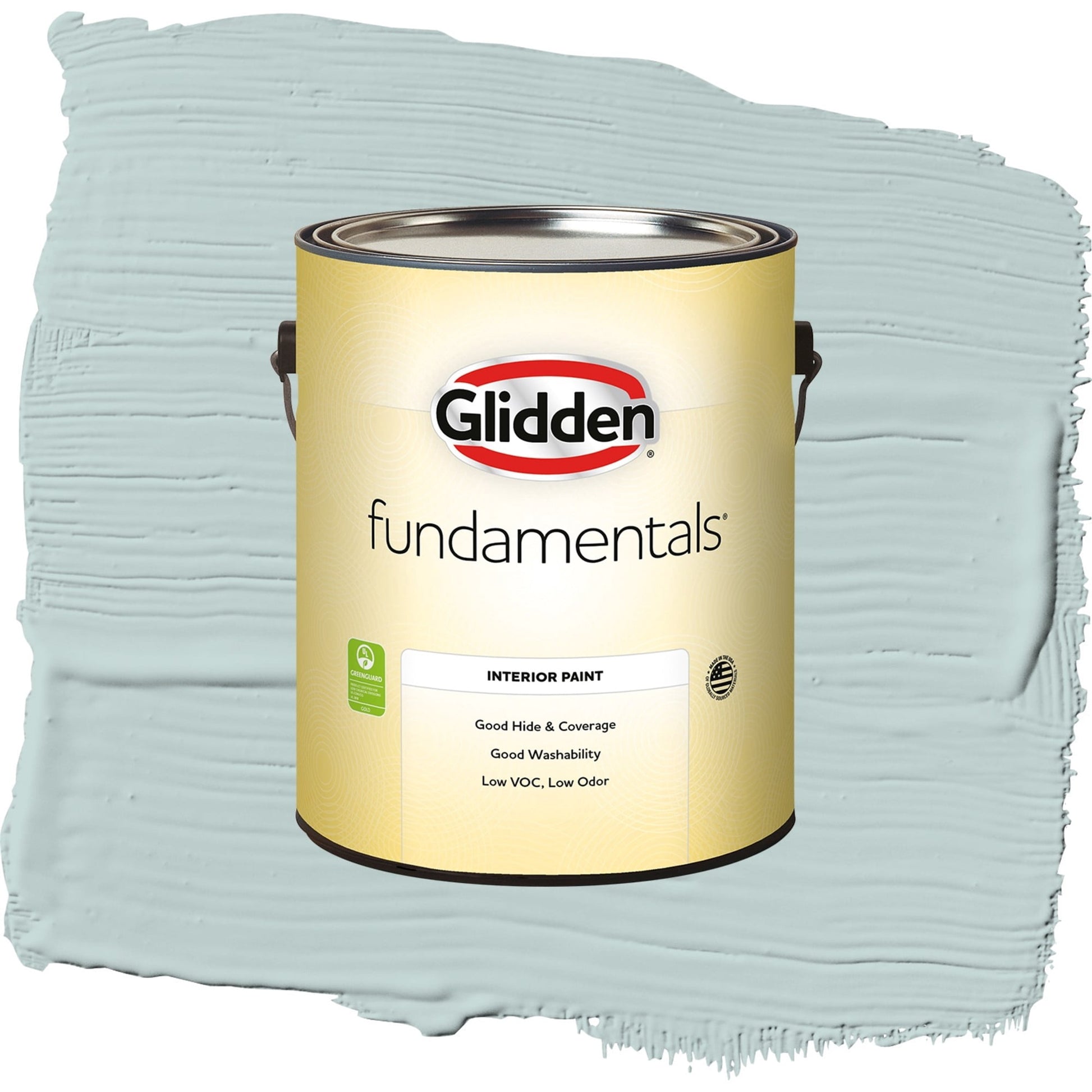Glidden Fundamentals Babbling Brook / Green, Semi-Gloss Interior Paint, 1 Gallon