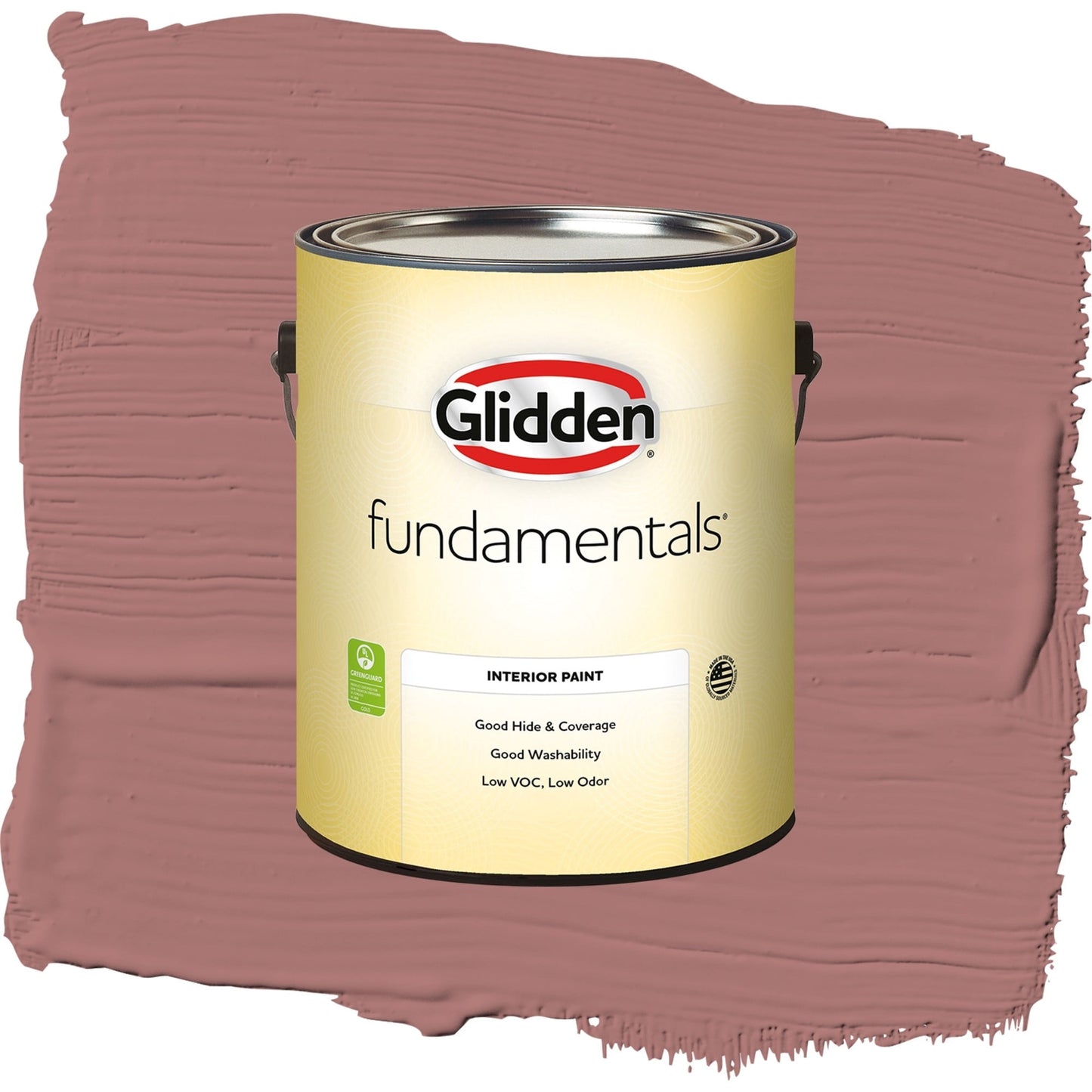 Glidden Fundamentals Cinnamon Diamonds / Rose Pink Semi-Gloss Interior Paint, 1 Gallon