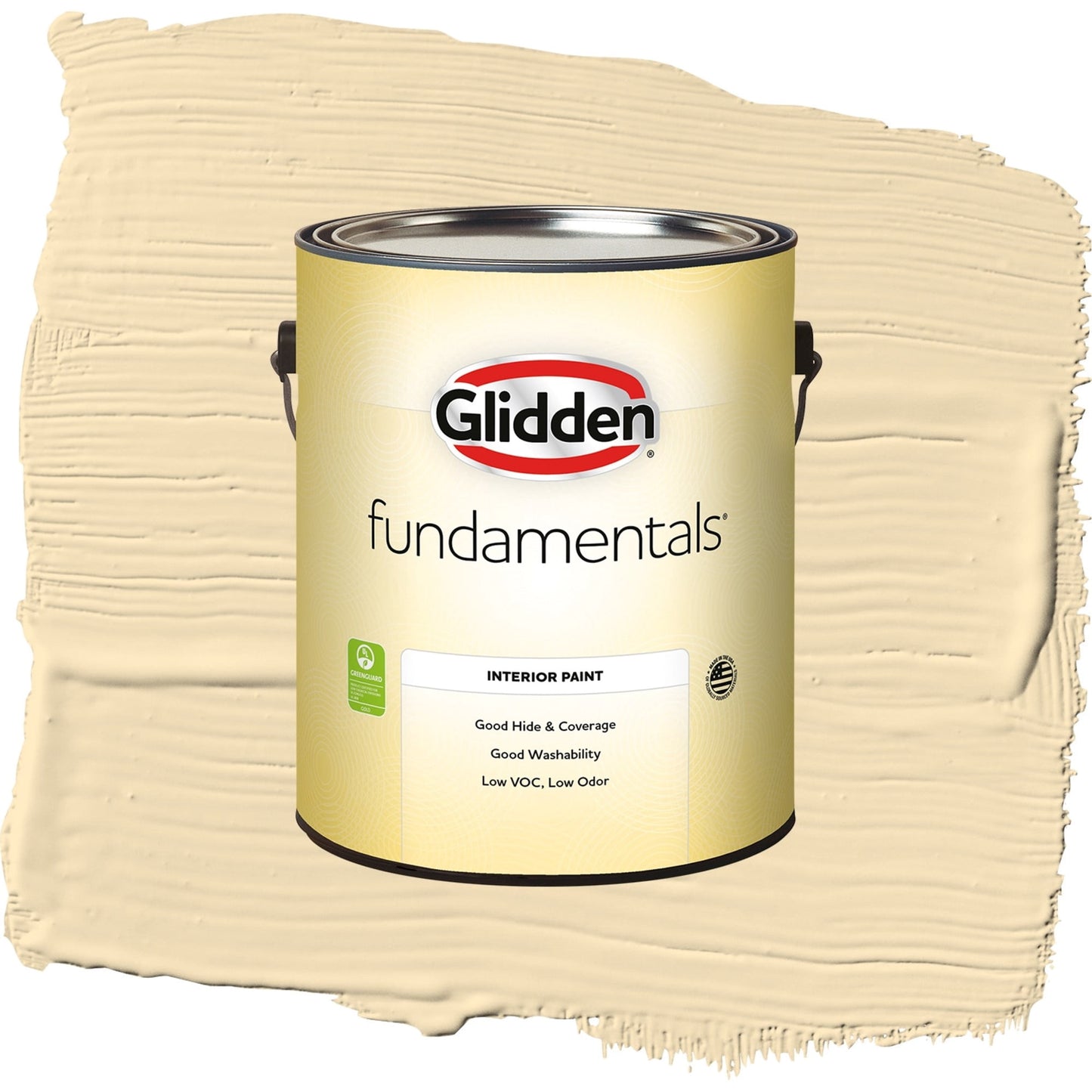 Glidden Fundamentals Limitless / Yellow, Semi-Gloss Interior Paint, 1 Gallon