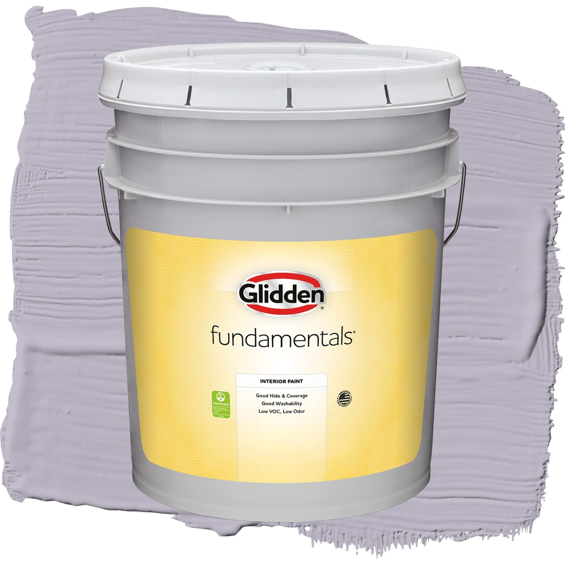 Glidden Fundamentals Cloudberry / Purple, Flat Interior Paint, 5 Gallon