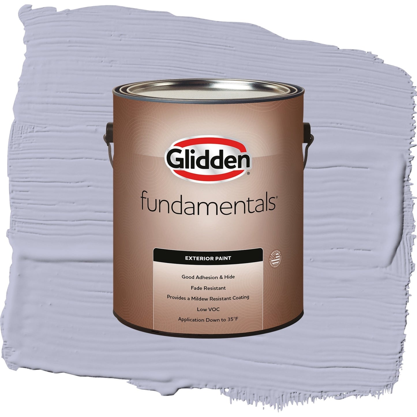 Glidden Fundamentals Cosmic / Purple, Satin Exterior Paint, 1 Gallon