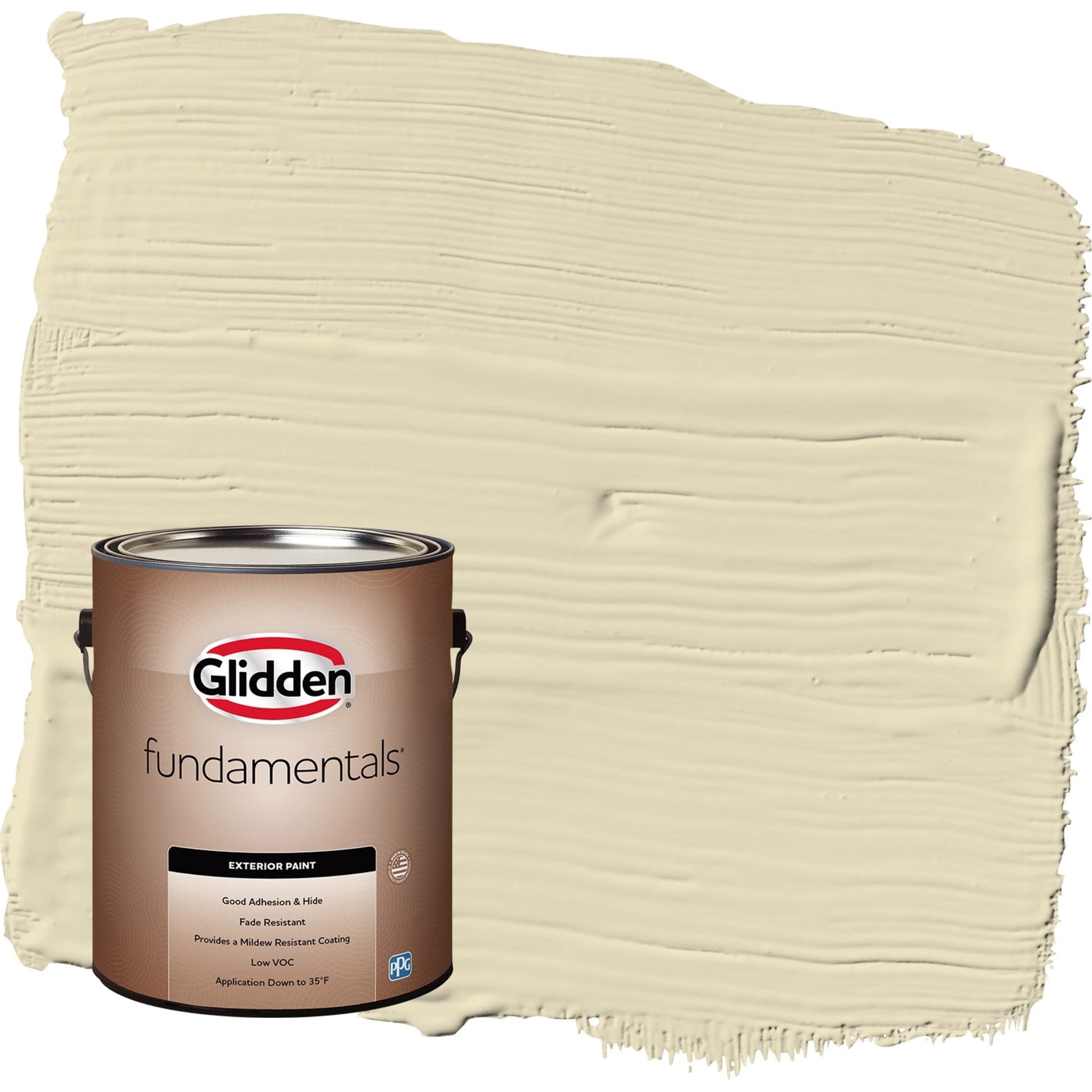 Glidden Fundamentals Namaste / Pintura Exterior Plana Verde, 1 GalÃ³n