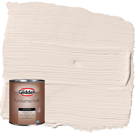 Glidden Fundamentals Sablewood / Orange Semi-Gloss Exterior Paint, 1 Quart