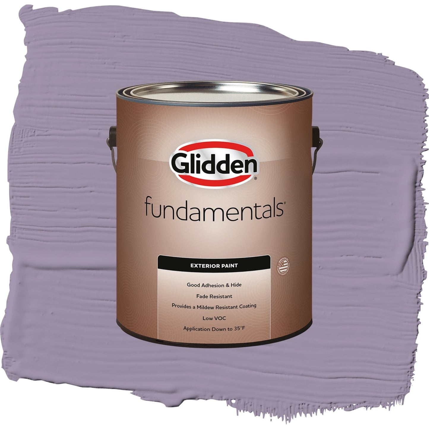 Glidden Fundamentals Smoky Grape / Purple, Semi-Gloss Exterior Paint, 1 Gallon